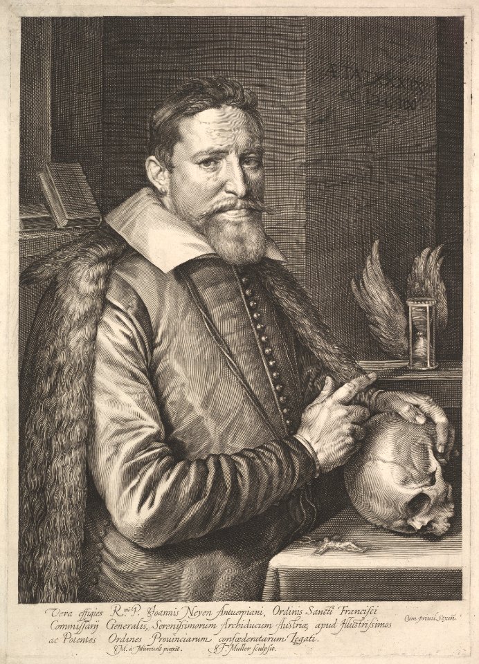 Portrait of Joannes Neyen, General of the Order of Franciscan Friars, Ambassador in Trier MET DP825416