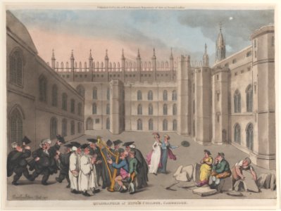 Quadrangle of King's College, Cambridge MET DP883793