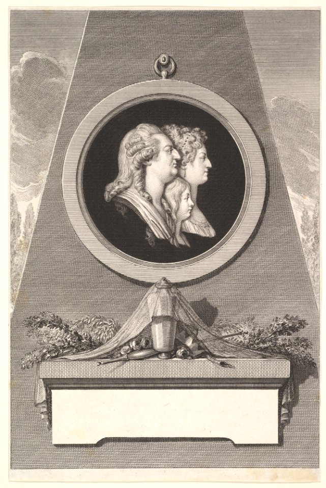Portrait of Louis XVI, Marie Antoinette and The Dauphin MET DP828979
