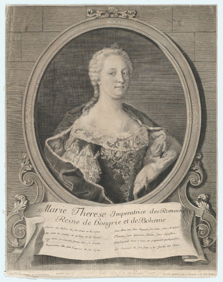 Portrait of Marie-Thérèse MET DP867447 - Free Stock Illustrations ...