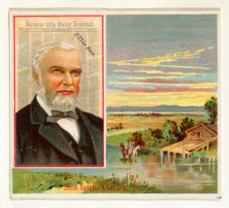 R. T. Van Horn, Kansas City Daily Journal, from the American Editors series (N35) for Allen & Ginter Cigarettes MET DP838908
