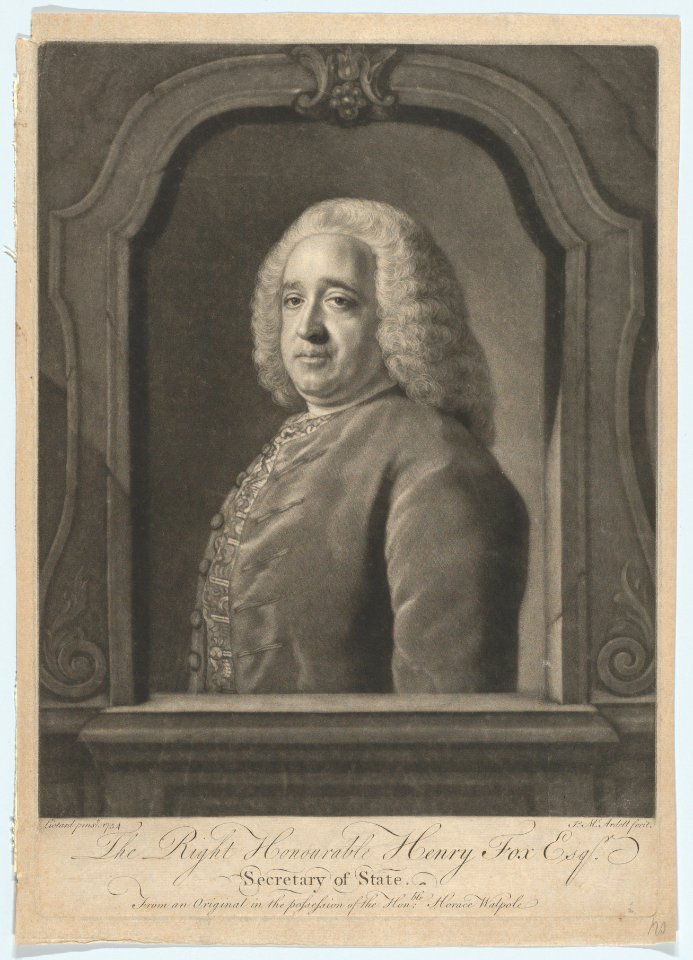 Portrait of Henry Fox MET DP867438