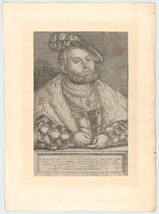 Portrait of Johann Friedrich the Magnanimous, Elector of Saxony MET DP867563