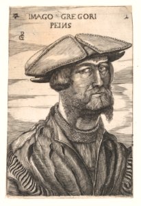 Portrait of Georg Pencz (Imago Gregori Peins) MET DP867544