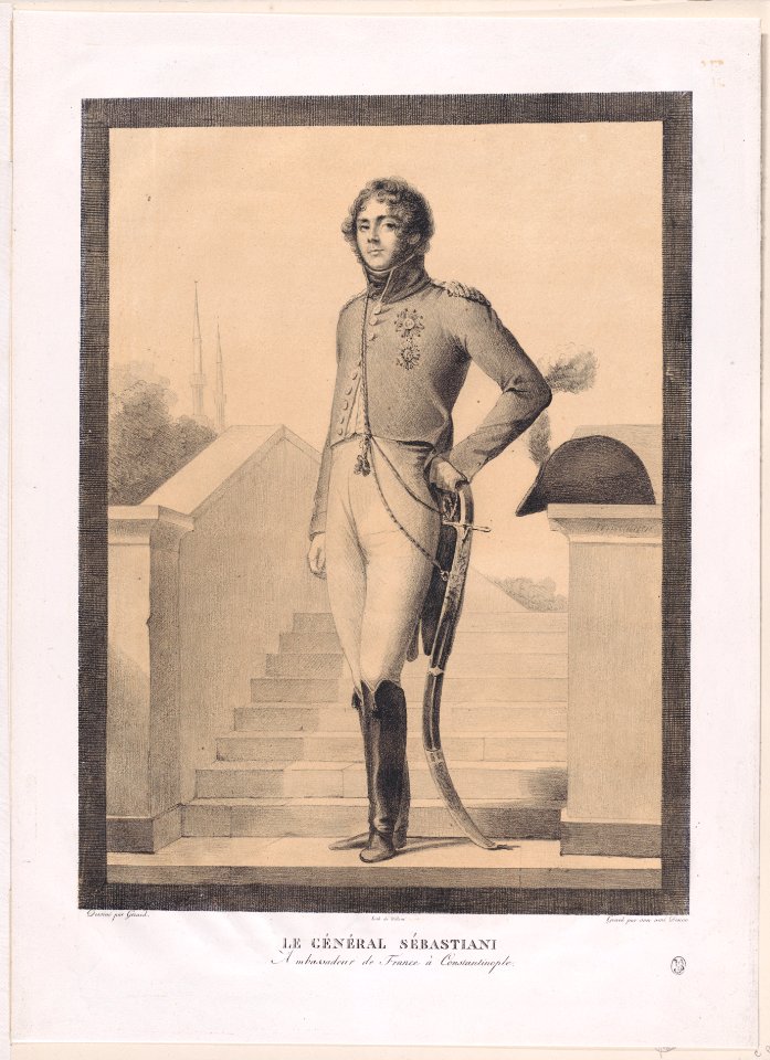 Portrait of General Sébastiani, after Gérard Met DP890254