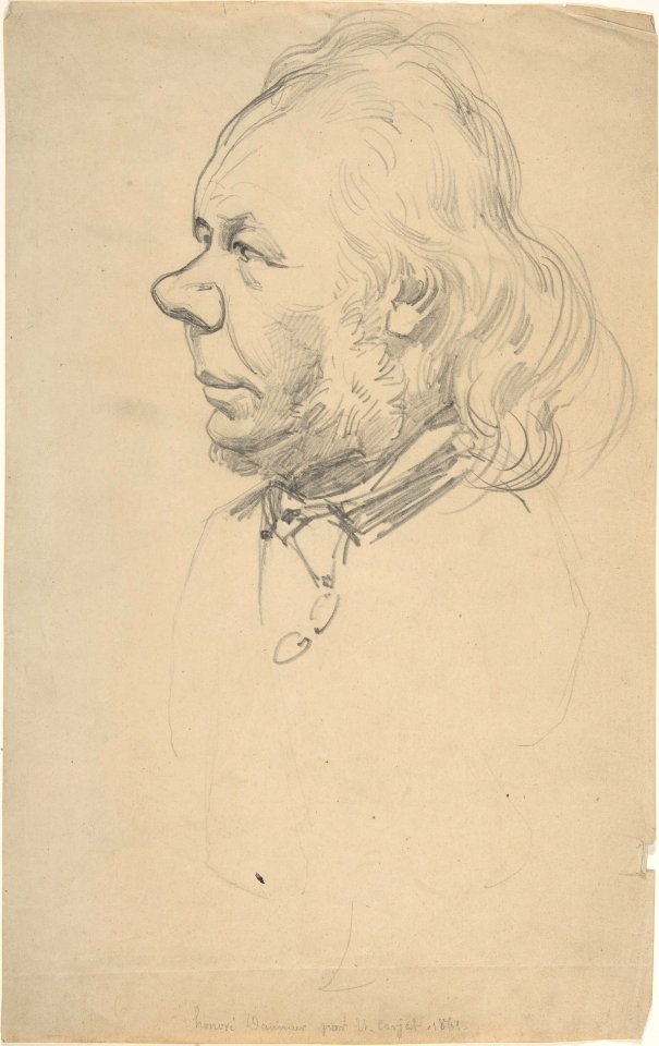 Portrait of Honoré Daumier MET DP805560