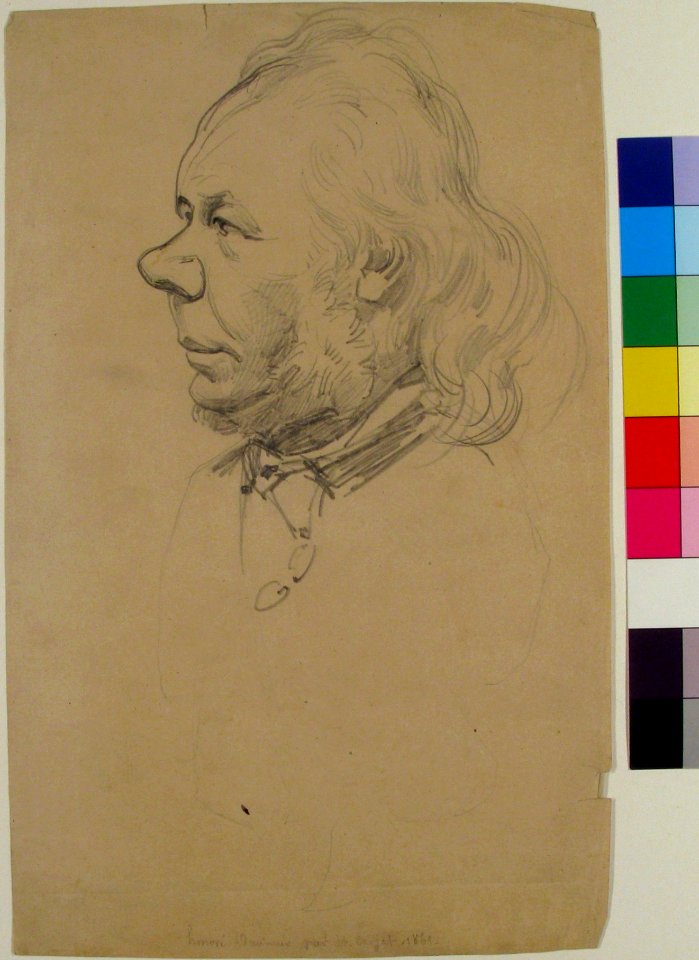 Portrait of Honoré Daumier MET 1990.1046