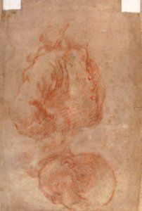 Portrait of a Man (recto); A Male Torso in Jacket and the Head of a Child (verso) MET 2002.575.1b