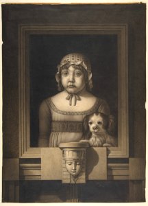 Portrait of a Girl and her Dog MET DP811591