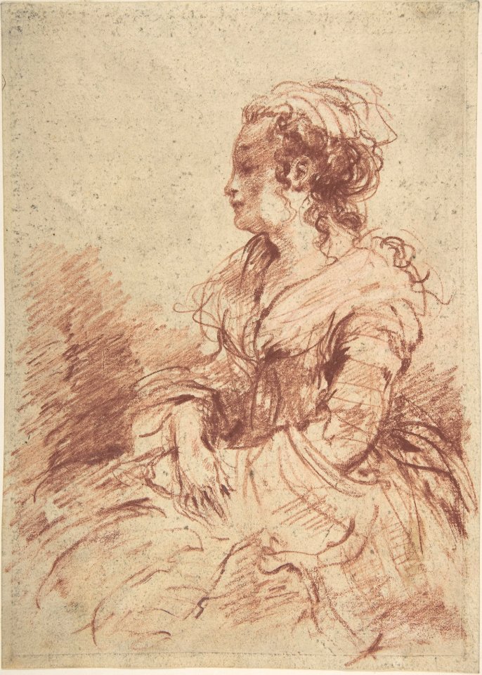 Portrait of a Lady, seated MET DP808985