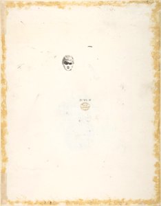 Portrait of Marcellin Desboutin (recto); sketch of head (verso) MET DP808373