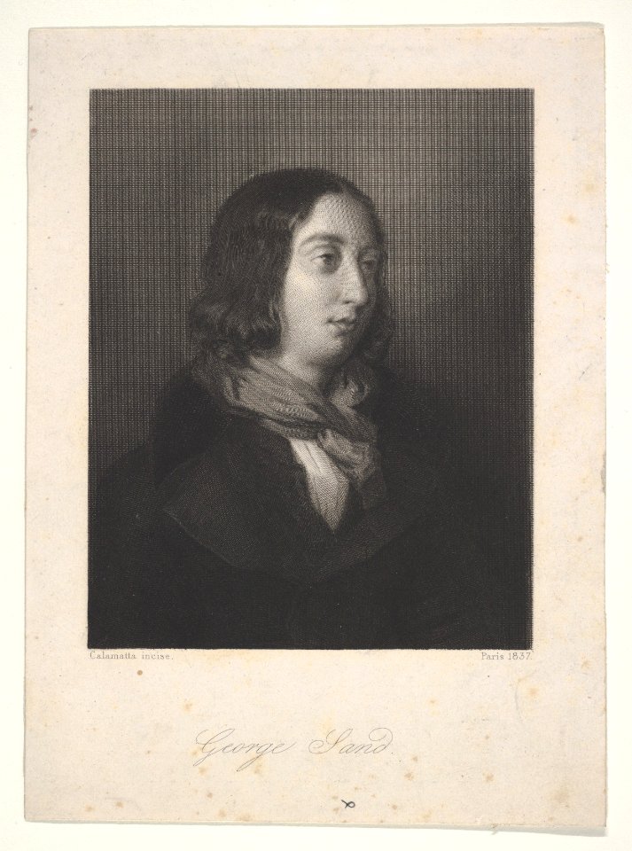 Portrait of George Sand MET DP832078
