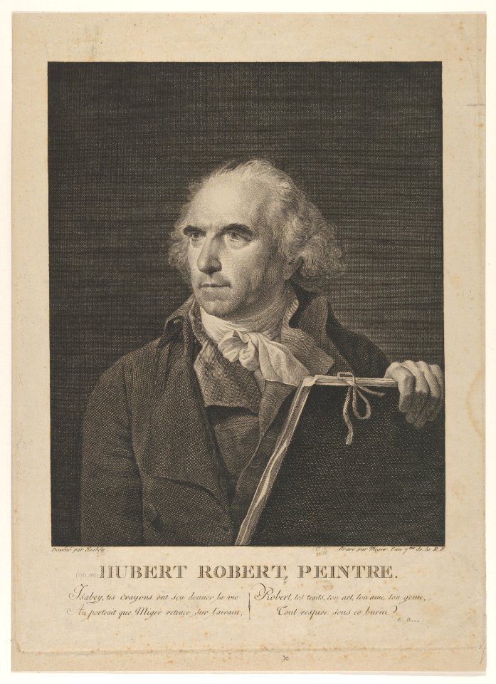 Portrait of French Painter Hubert Robert MET DP853611