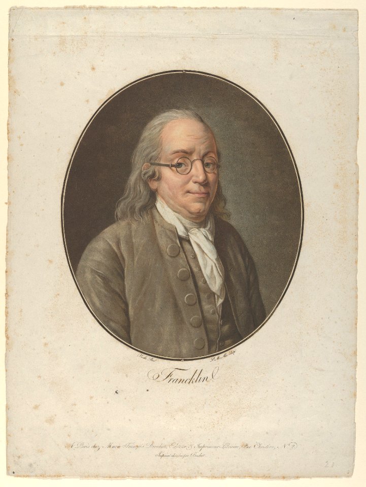 Portrait of Franklin, after Vanloo MET DP842925