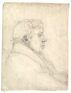 Portrait of a Man in Profile MET DP821058