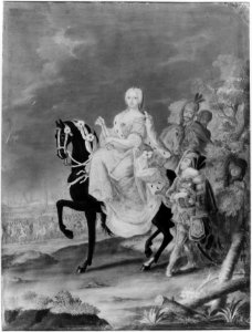 Portrait of a Russian Empress on horseback MET 189441