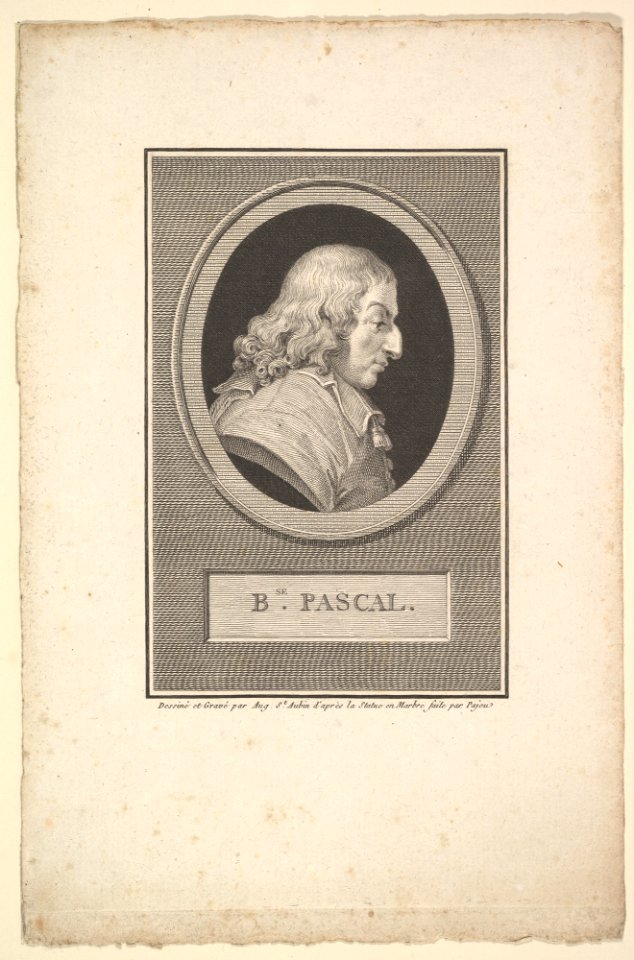 Portrait of Blaise Pascal MET DP828975