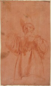 Priest with Upraised Arms Wearing a Two-Horned Tiara MET 1972.118.17