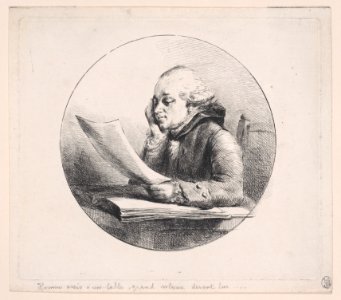 Portrait of a Man Reading Met DP890241