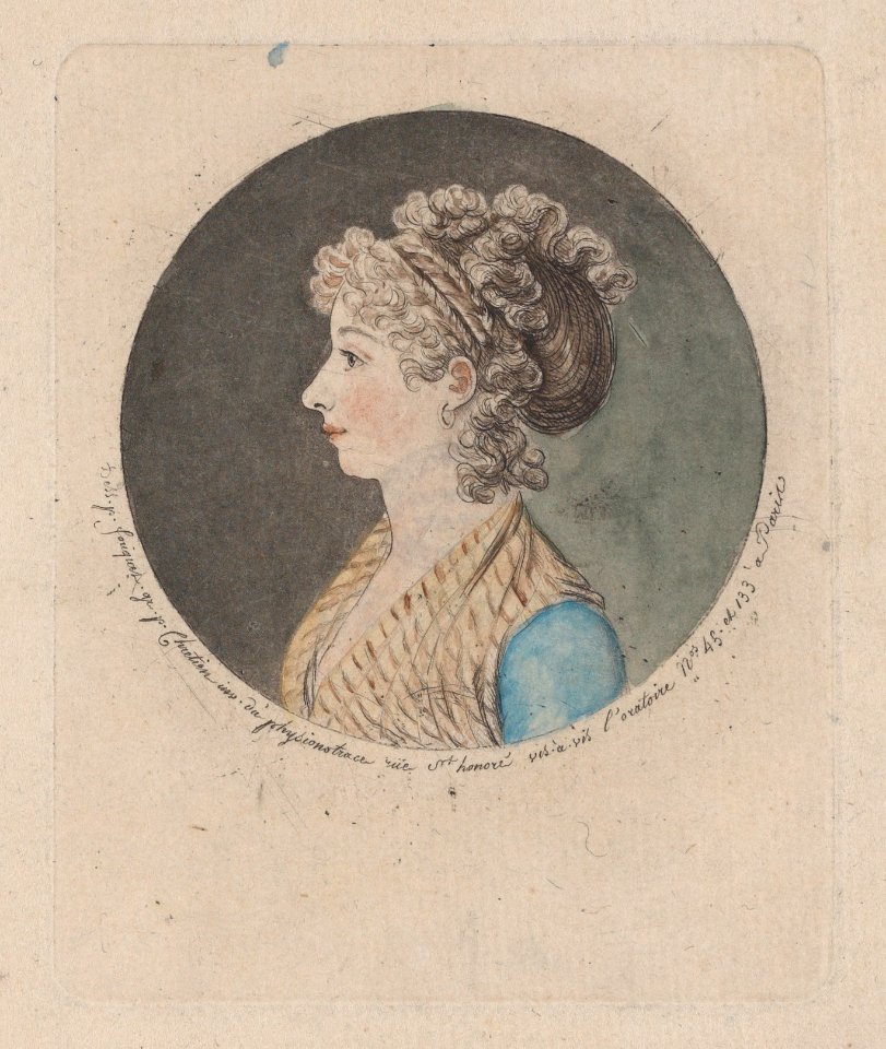 Portrait of an unknown lady, to left Met DP887361