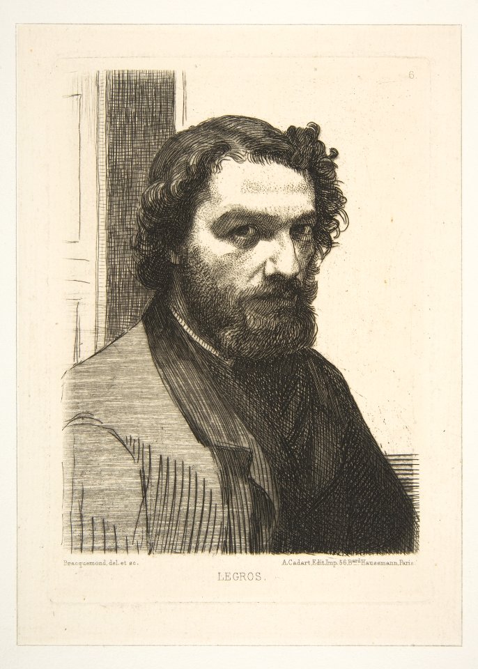Portrait of Alphonse Legros MET DP814007