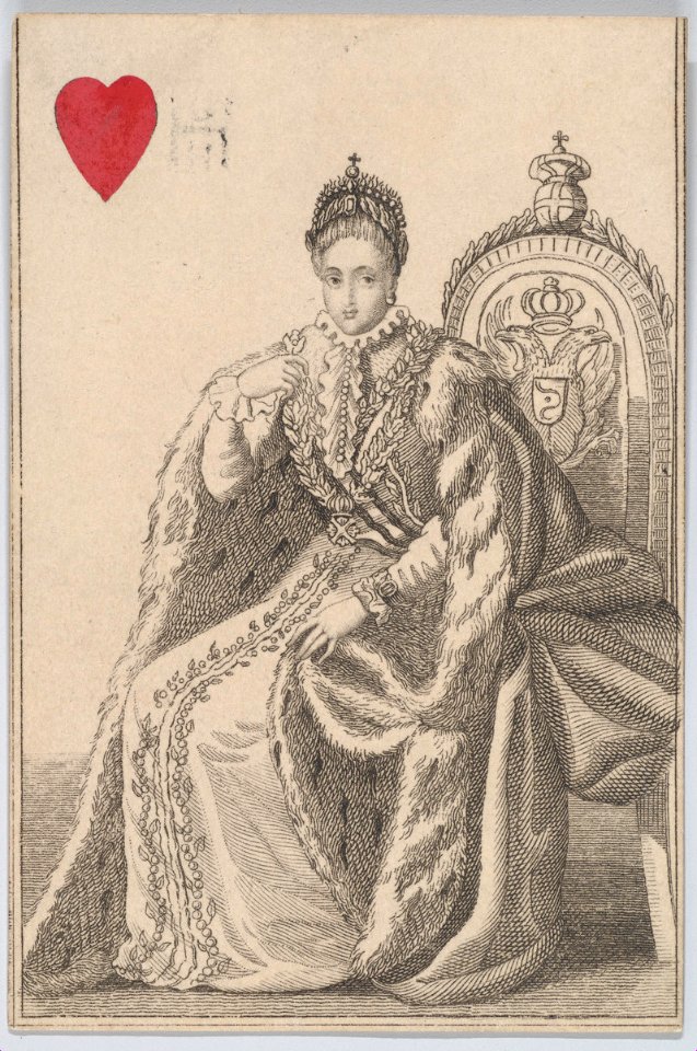 Queen (Catherine 2nd from Russia) from Court Game of Geography MET DP862892