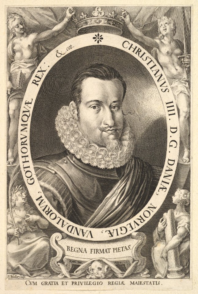 Portrait of Christian IV, King of Denmark, in Decorated Oval MET DP825407