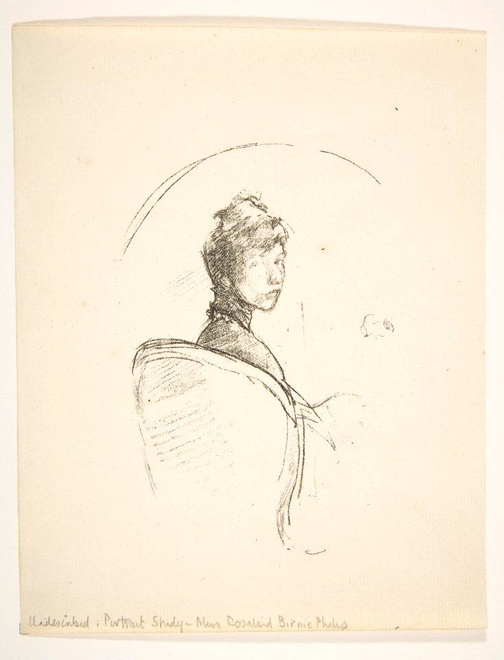 Portrait Study- Miss Rosalind Birnie Philip MET DP814185