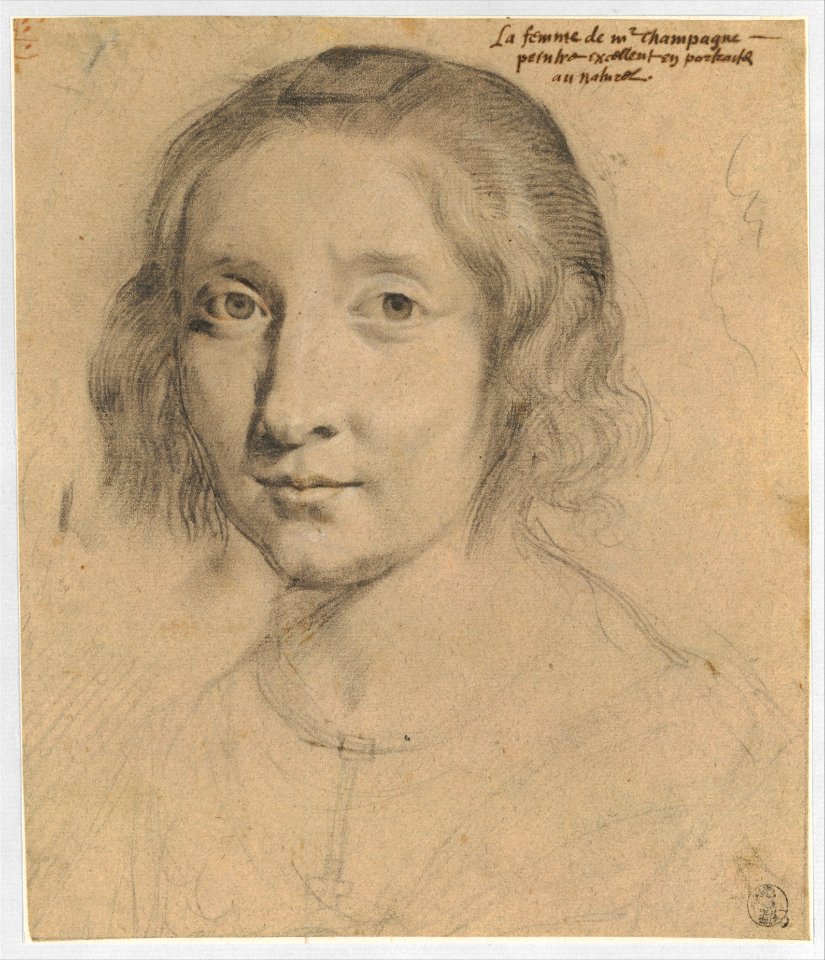 Portrait of Charlotte Duchesne MET DT9142