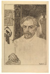 Portrait of Edmond de Goncourt MET DP820221