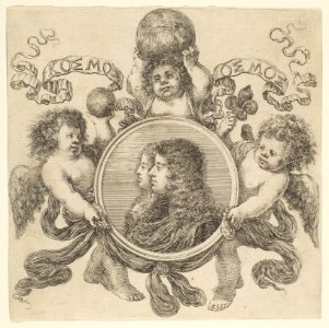 Portrait of Cosimo de' Medici and Marguerite Louise d'Orleans, His Wife MET DP817184