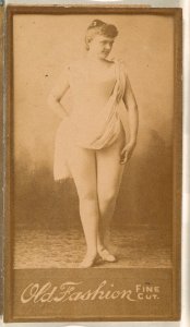 Portrait of actress, from the Actresses series (N664) promoting Old Fashion Fine Cut Tobacco MET DPB869658