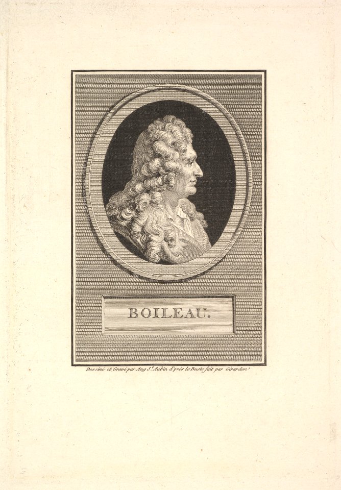 Portrait of Despréaux Nicolas Boileau MET DP828949