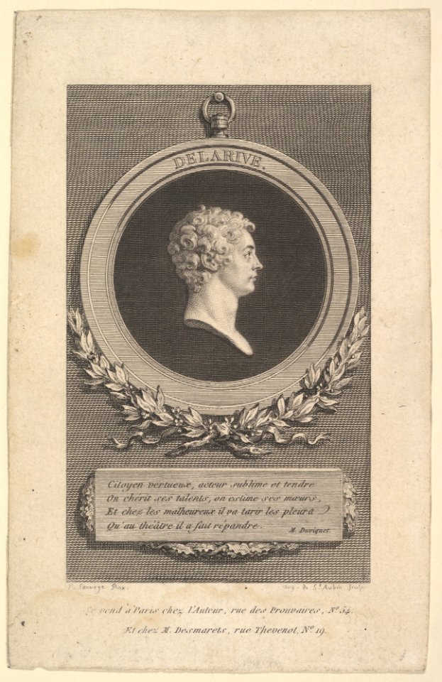Portrait of De Larive MET DP828928