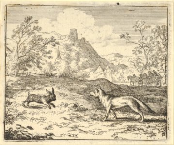 Renard Lies that the Rabbit Insulted One of His Children from Hendrick van Alcmar's Renard The Fox MET DP837675