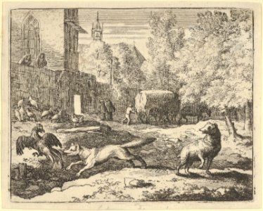Renard Wants to Find a Rooster from Hendrick van Alcmar's Renard The Fox MET DP837709