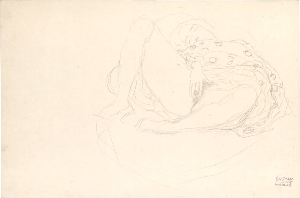 Reclining Nude with Drapery MET DT7903