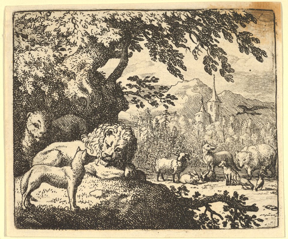 Renard Continues with His Lies from Hendrick van Alcmar's Renard The Fox MET DP837716