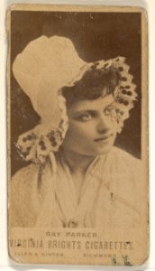 Ray Parker, from the Actors and Actresses series (N45, Type 1) for Virginia Brights Cigarettes MET DP830502