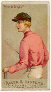 Prince D. Saltykoff, from the Racing Colors of the World series (N22a) for Allen & Ginter Cigarettes MET DP835193