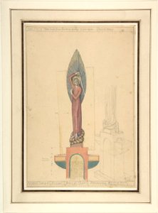 Proposed Statue of St. Michael for St. Patrick's Church, Dumbarton MET DP804283