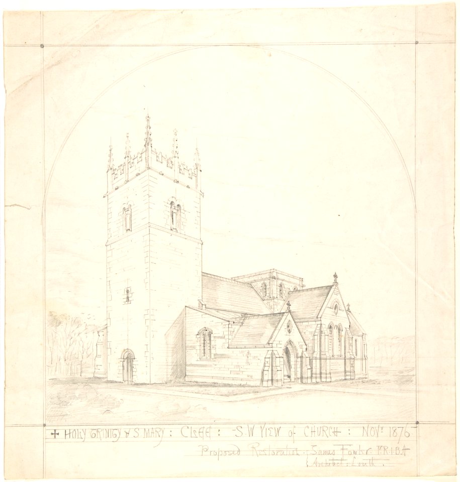 Proposed Restoration of the Church of the Holy Trinity and St. Mary, Old Clee, Lincolnshire MET DP804234