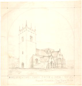 Proposed Restoration of the Church of the Holy Trinity and St. Mary, Old Clee, Lincolnshire MET DP804234