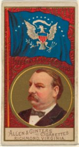 President's Flag, United States, from the Naval Flags series (N17) for Allen & Ginter Cigarettes Brands MET DP834940