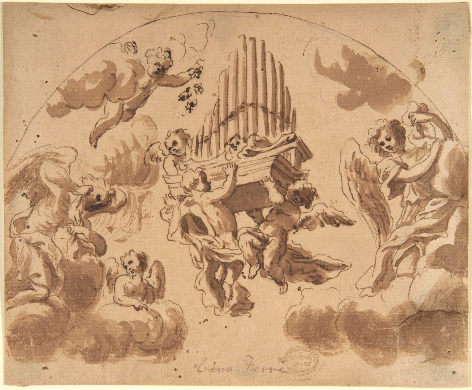 Putti Carrying Organ Pipes MET DP802449