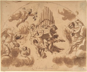 Putti Carrying Organ Pipes MET DP802449