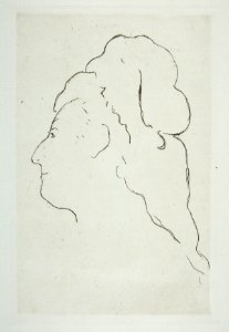 Profile of Eva Gonzales turned to the left MET DP815338