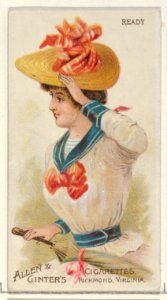 Ready, from the Parasol Drills series (N18) for Allen & Ginter Cigarettes Brands MET DP834968