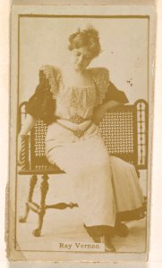 Ray Vernon, from the Actresses series (N245) issued by Kinney Brothers to promote Sweet Caporal Cigarettes MET DP859777