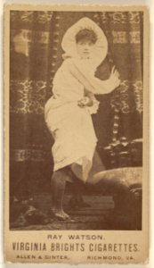 Ray Watson, from the Actors and Actresses series (N45, Type 1) for Virginia Brights Cigarettes MET DP830558